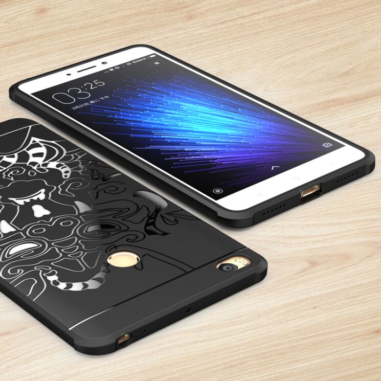 Захисний чохол UniCase Dragon Style для Xiaomi Mi Max 2 - Black: фото 4 з 5