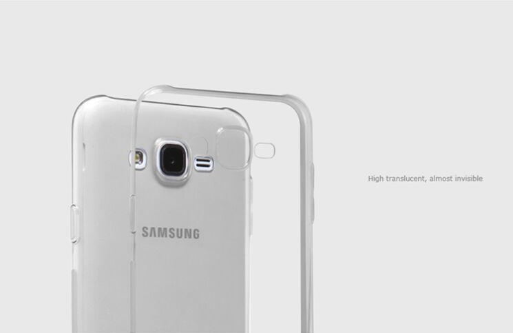 Силиконовая накладка NILLKIN Nature TPU для Samsung Galaxy J5 (J500) - Gray: фото 11 з 19