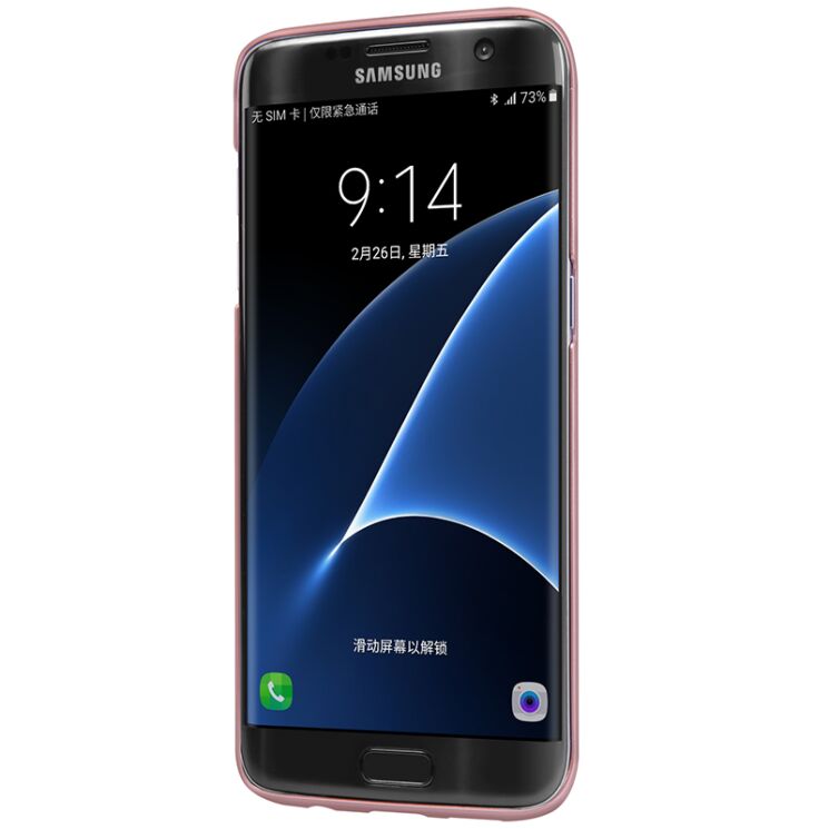 Накладка NILLKIN Frosted Shield для Samsung Galaxy S7 edge (G935) - Pink: фото 5 из 15