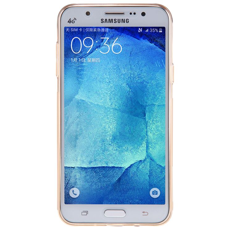 Силиконовая накладка NILLKIN Nature TPU для Samsung Galaxy J5 (J500) - Gold: фото 2 з 19