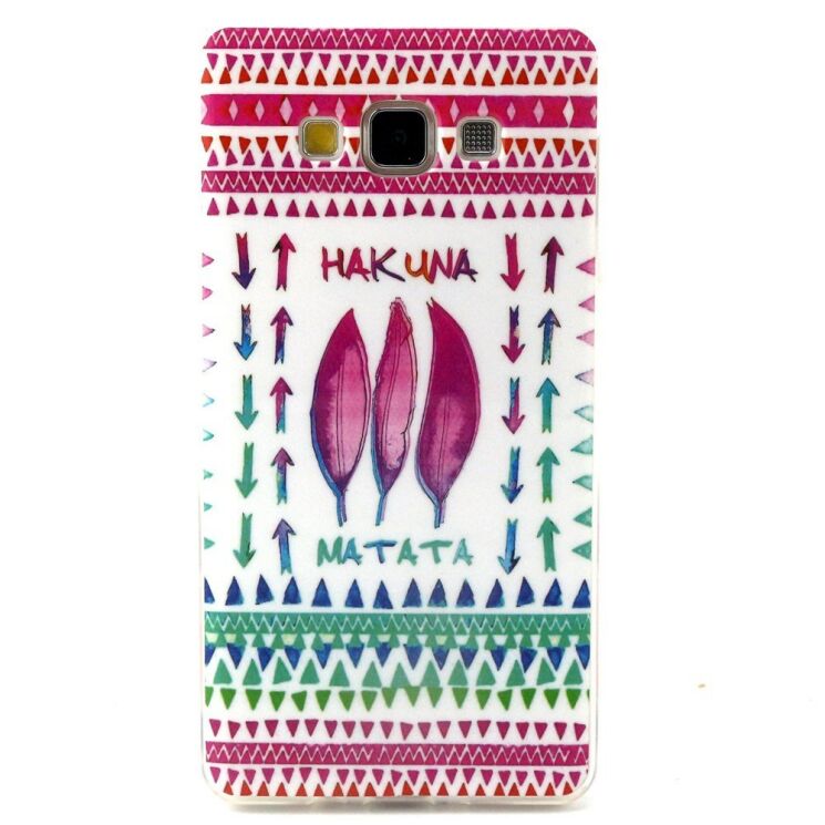 Силіконова накладка Deexe Life Style для Samsung Galaxy A7 (A700) - Hakuna Matata: фото 1 з 6