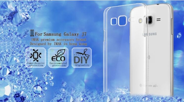 Пластиковая накладка IMAK Crystal для Samsung Galaxy J7 (J700) / J7 Neo (J701): фото 4 з 8