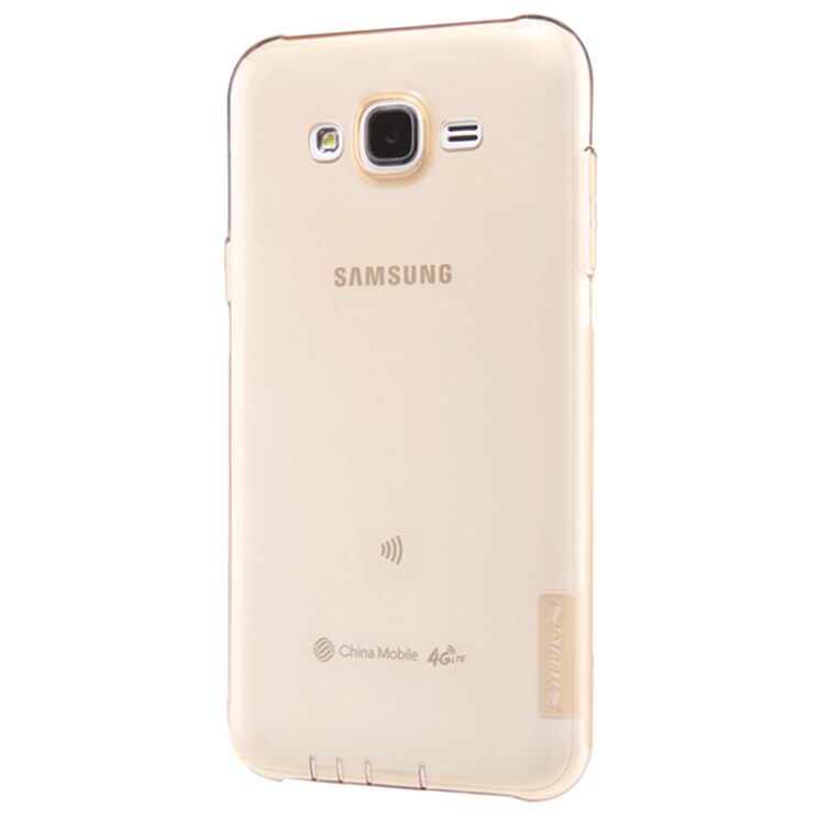 Силиконовая накладка NILLKIN Nature TPU для Samsung Galaxy J5 (J500) - Gold: фото 4 з 19