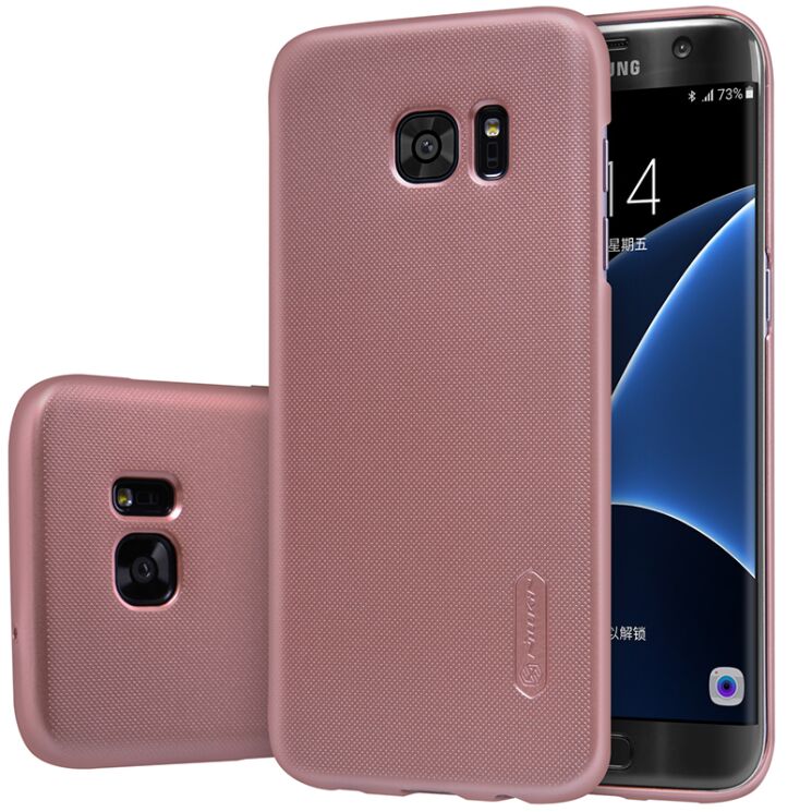 Накладка NILLKIN Frosted Shield для Samsung Galaxy S7 edge (G935) - Pink: фото 1 з 15