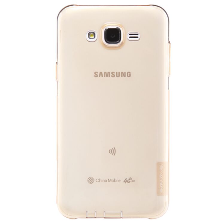Силиконовая накладка NILLKIN Nature TPU для Samsung Galaxy J5 (J500) - Gold: фото 3 з 19