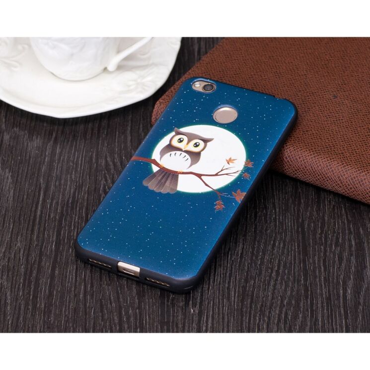 Силиконовый (TPU) чехол UniCase Color Style для Xiaomi Redmi 4X - Cute Owl: фото 8 из 8