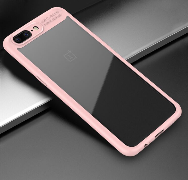 Захисний чохол IPAKY Clear BackCover для OnePlus 5 - Pink: фото 2 з 10