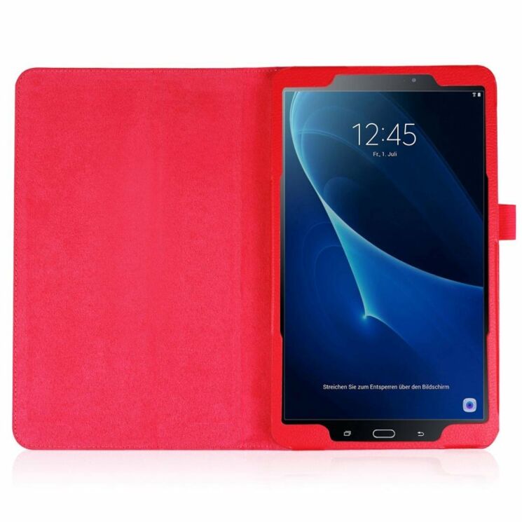 Чехол Deexe Book Type для Samsung Galaxy Tab A 10.1 (T580/585) - Red: фото 2 из 6
