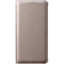 Чохол Flip Wallet для Samsung Galaxy A3 (2016) EF-WA310PFEGRU - Gold: фото 1 з 3