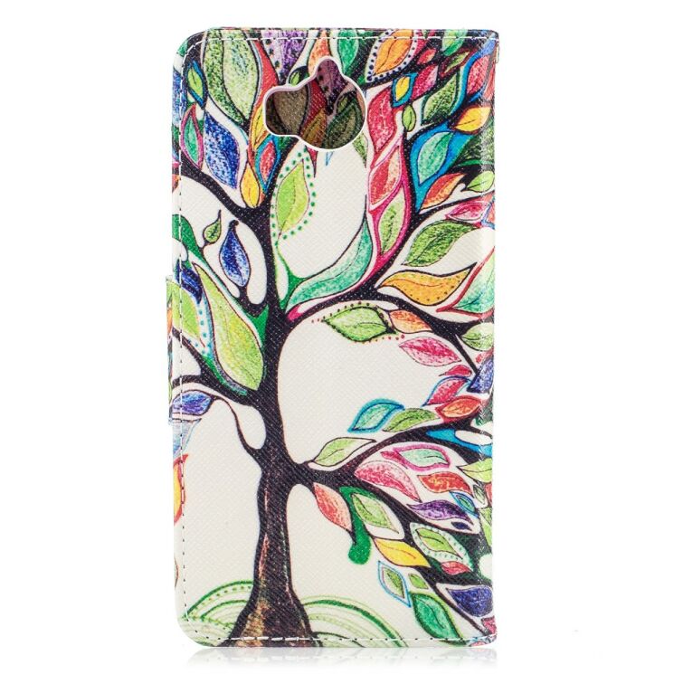 Чохол-книжка Deexe Color Wallet для Huawei Y5 2017 - Colorful Tree: фото 3 з 8