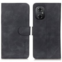 Чехол-книжка KHAZNEH Retro Wallet для Xiaomi Poco M5 - Black: фото 1 из 9