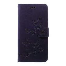 Чехол-книжка UniCase Flower Pattern для Samsung Galaxy A50 (A505) / A30s (A307) / A50s (A507) - Dark Purple: фото 1 из 5