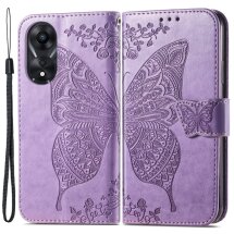 Чохол UniCase Butterfly Pattern для OPPO A58 - Light Purple: фото 1 з 9
