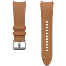 Оригінальний ремінець Hybrid Eco-Leather Band (S/M) для Samsung Galaxy Watch 4 / 4 Classic / 5 / 5 Pro / 6 / 6 Classic (ET-SHR95SDEGEU) - Camel: фото 1 з 4