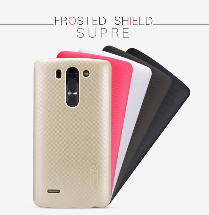 Пластиковая накладка Nillkin Frosted Shield для LG G3s (D724) - Red: фото 7 з 12