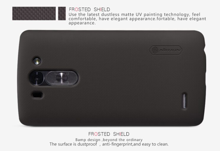 Пластиковая накладка Nillkin Frosted Shield для LG G3s (D724) - Red: фото 12 из 12