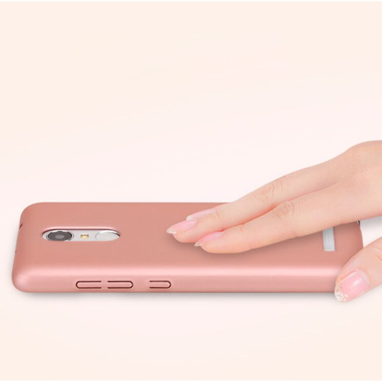 Пластиковий чохол Deexe Edge для Xiaomi Redmi Note 3 / Note 3 Pro - Rose Gold: фото 7 з 8