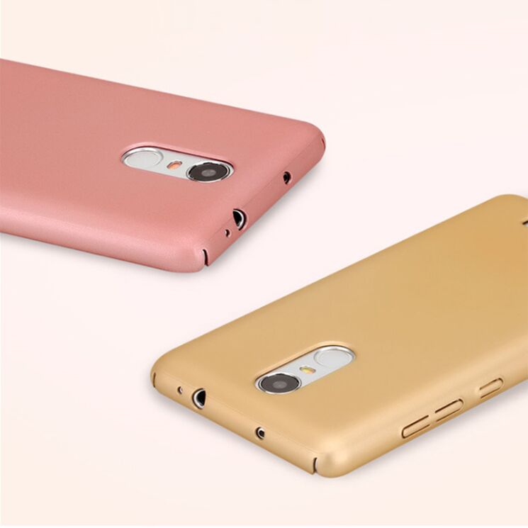 Пластиковий чохол Deexe Edge для Xiaomi Redmi Note 3 / Note 3 Pro - Gold: фото 5 з 8