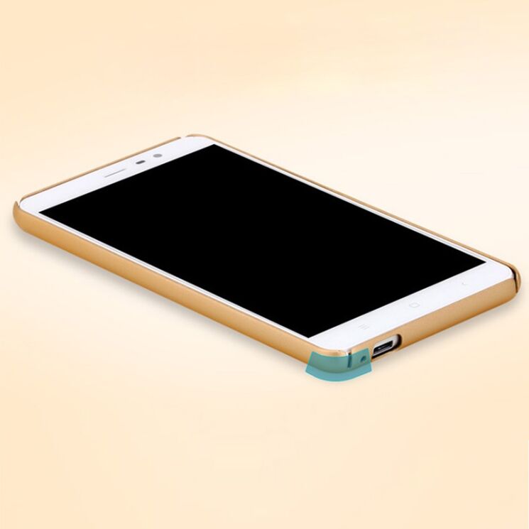 Пластиковый чехол Deexe Edge для Xiaomi Redmi Note 3 / Note 3 Pro - Gold: фото 4 из 8