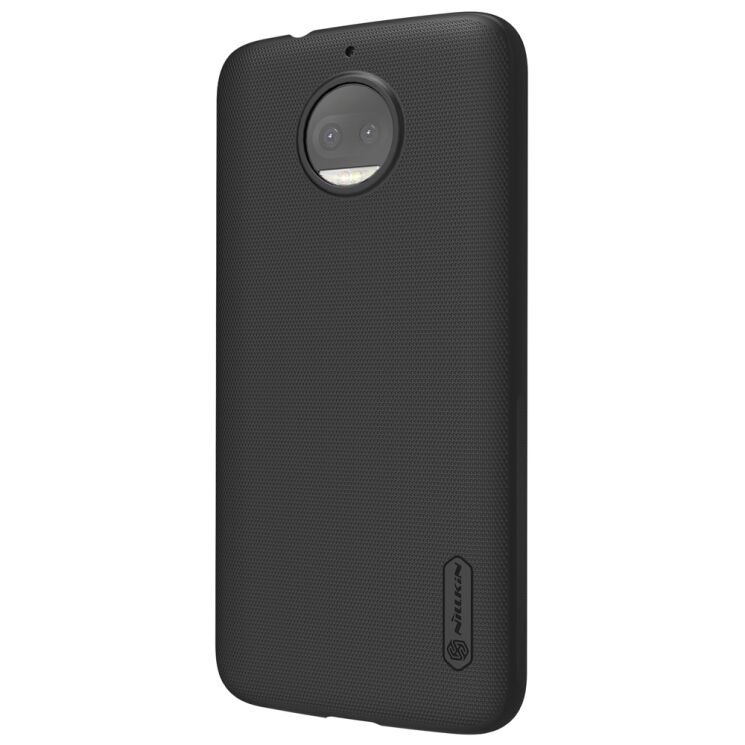 Пластиковый чехол NILLKIN Frosted Shield для Motorola Moto G5s Plus - Black: фото 4 из 15