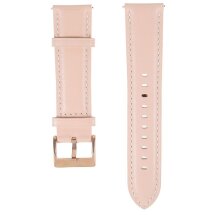 Ремінець Deexe Leather Strap для годинників з шириною кріплення 22мм - Light Pink: фото 1 з 6