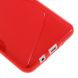 Силиконовая накладка Deexe S Line для Samsung Galaxy J7 2016 (J710) - Red (292321R). Фото 5 из 5