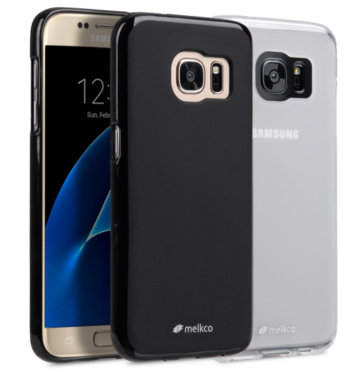 Силиконовая накладка MELKCO Poly Jacket для Samsung Galaxy S7 (G930) + пленка - Transparent: фото 7 з 7