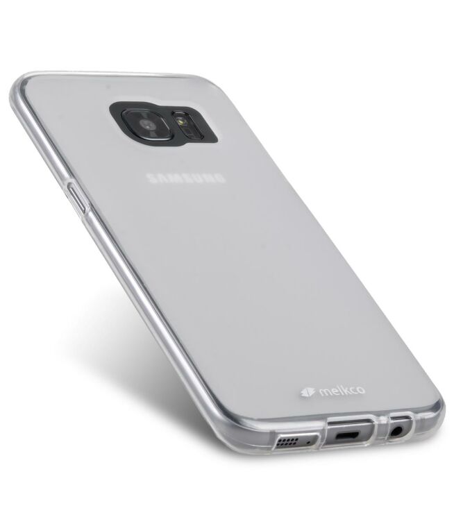 Силиконовая накладка MELKCO Poly Jacket для Samsung Galaxy S7 (G930) + пленка - Transparent: фото 4 из 7