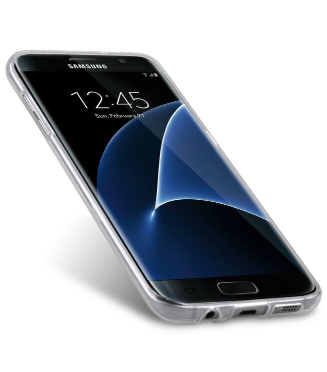 Силиконовая накладка MELKCO Poly Jacket для Samsung Galaxy S7 (G930) + пленка - Transparent: фото 5 з 7