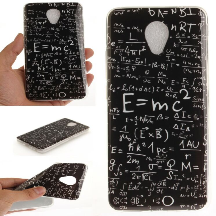 Силіконовий (TPU) чохол Deexe Life Style для Meizu M5 Note - Einstein's Equation: фото 1 з 6