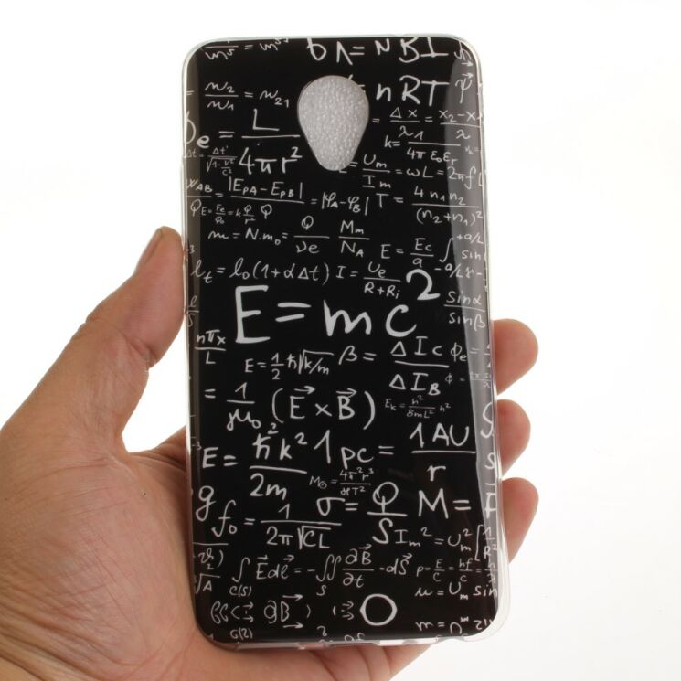 Силиконовый (TPU) чехол Deexe Life Style для Meizu M5 Note - Einstein's Equation: фото 5 из 6