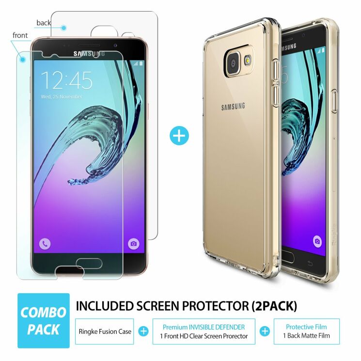 Защитная накладка RINGKE Fusion для Samsung Galaxy A7 (2016) - Transparent: фото 6 из 9