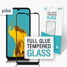 Защитное стекло Piko Full Glue для Motorola Moto E6S / Moto E6i - Black: фото 1 из 4