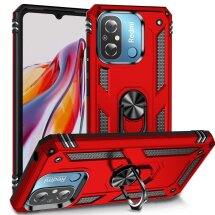 Защитный чехол Deexe Armor Case для Xiaomi Redmi 12C - Red: фото 1 из 7