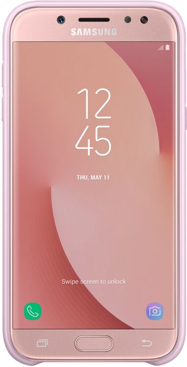 Захисний чохол Dual Layer Cover для Samsung Galaxy J3 2017 (J330) EF-PJ330CBEGRU - Pink: фото 3 з 3