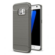 Захисний чохол UniCase Carbon для Samsung Galaxy S7 (G930) - Gray: фото 1 з 8