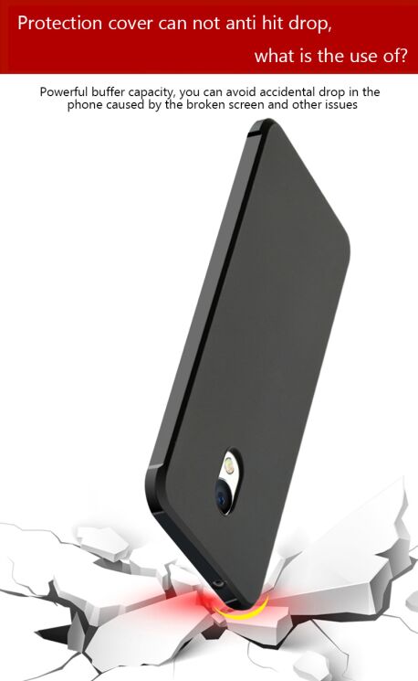 Захисний чохол UniCase Classic Protect для Meizu M5s - Black: фото 8 з 10
