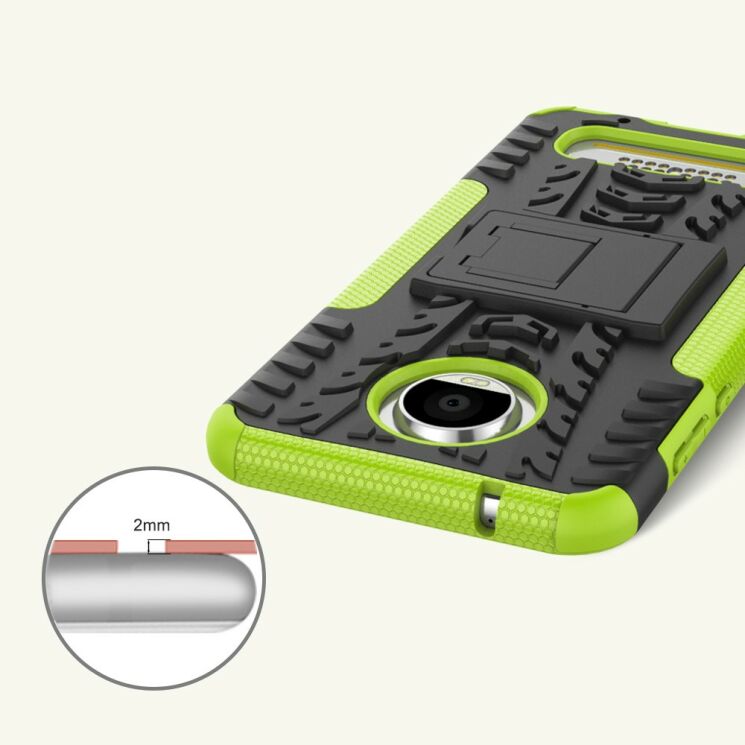 Защитный чехол UniCase Hybrid X для Motorola Moto Z2 Play - Green: фото 6 из 6