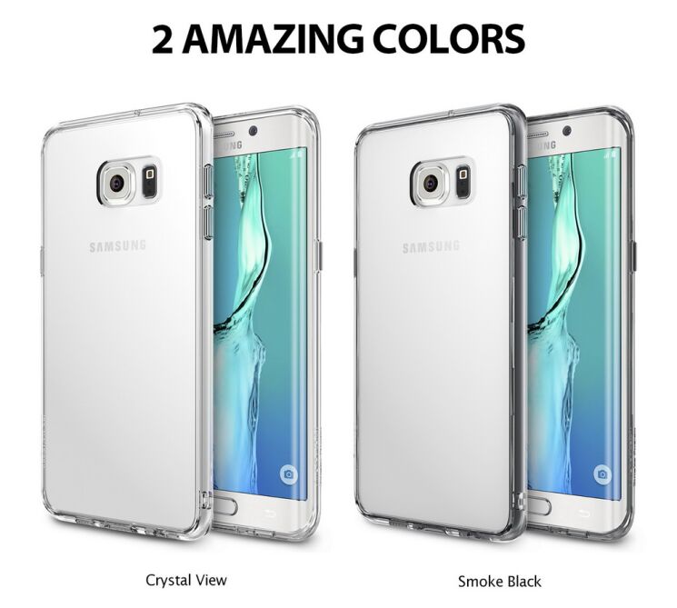 Чехол Ringke Fusion для Samsung Galaxy S6 edge + (G928) - Transparent: фото 3 из 8