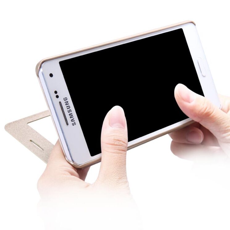 Чехол NILLKIN Sparkle Series для Samsung Galaxy A5 (A500) - Gold: фото 2 из 20