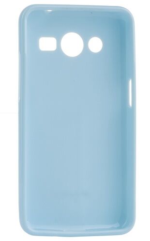 Силиконовая накладка Melkco Poly Jacket для Samsung Galaxy Core 2 (G355) - Light Blue: фото 2 из 5