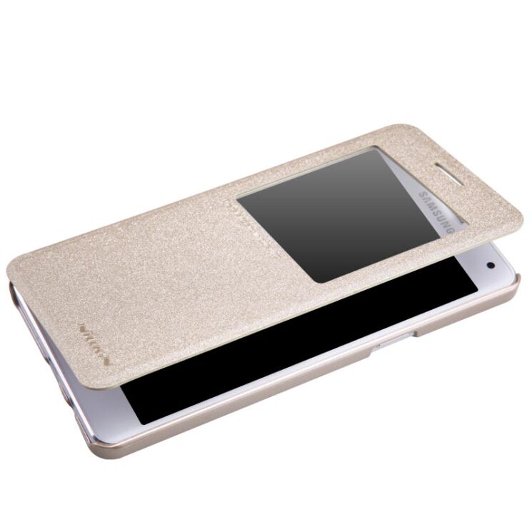Чехол NILLKIN Sparkle Series для Samsung Galaxy A5 (A500) - Gold: фото 5 из 20