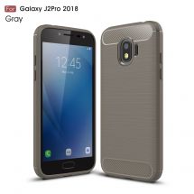 Захисний чохол UniCase Carbon для Samsung Galaxy J2 2018 (J250) - Grey: фото 1 з 10