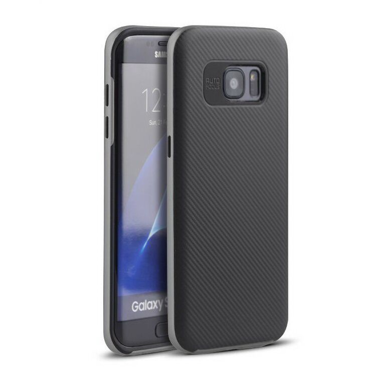Чехол IPAKY Hybrid Cover для Samsung Galaxy S7 edge (G935) - Grey: фото 1 из 11