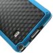 Силиконовая накладка Deexe Cube Pattern для Samsung Galaxy Note 4 - Blue (GN4-4427L). Фото 4 из 7