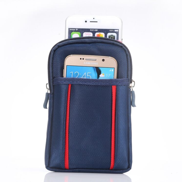 Універсальна сумка для смартфонів UniCase Huxtone Bag - Blue: фото 4 з 8