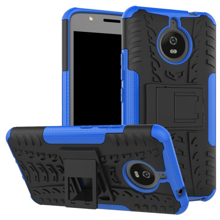Защитный чехол UniCase Hybrid X для Motorola Moto E Plus / E4 Plus - Blue: фото 1 из 6