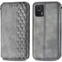 Чохол Deexe Rhombus Wallet для Motorola Edge 30 Neo - Grey: фото 1 з 9