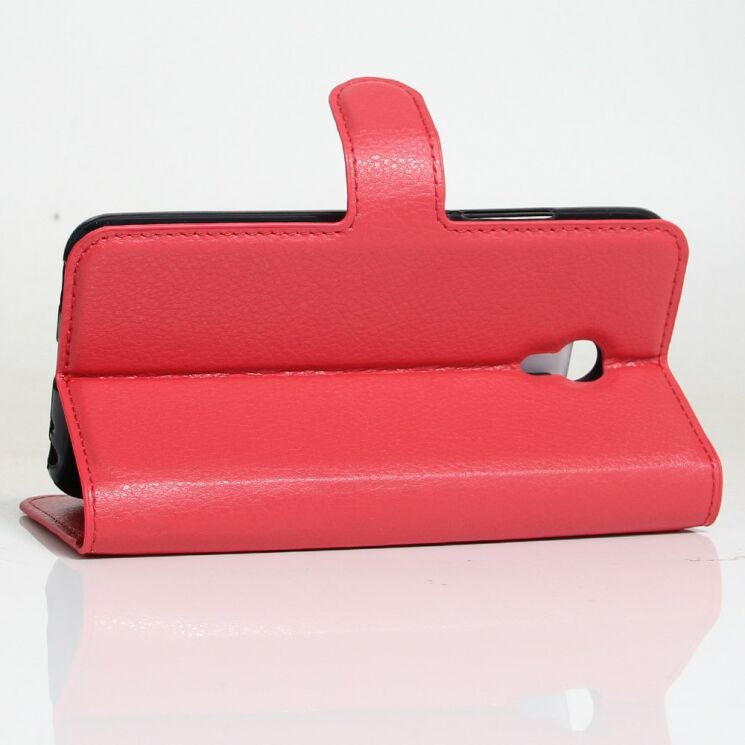 Чехол Deexe Wallet Style для Meizu M5 - Red: фото 4 из 6