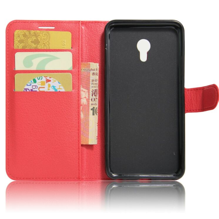 Чехол Deexe Wallet Style для Meizu M5 - Red: фото 6 из 6